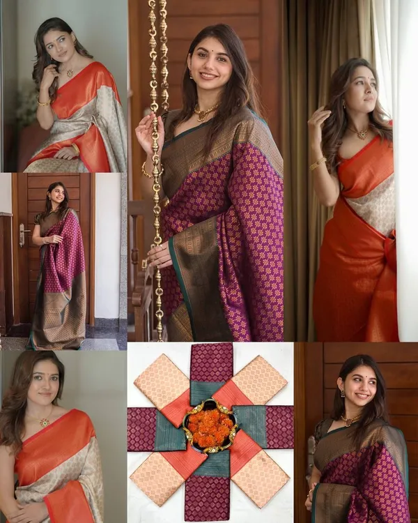 Marziyaa_Woven_Banarasi_Jacquard_Saree_(Cream)
