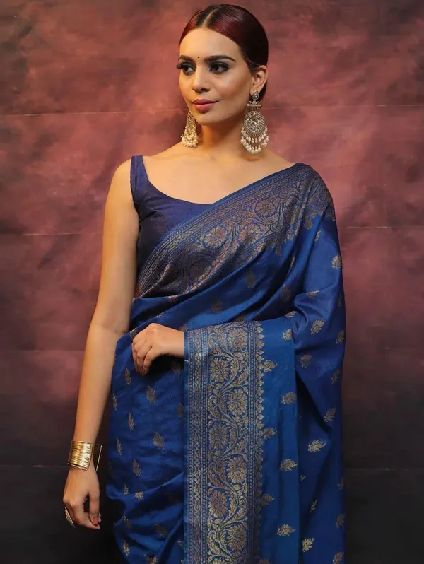 Marziyaa_Embroidered_Banarasi_Jacquard_Saree_(Blue)