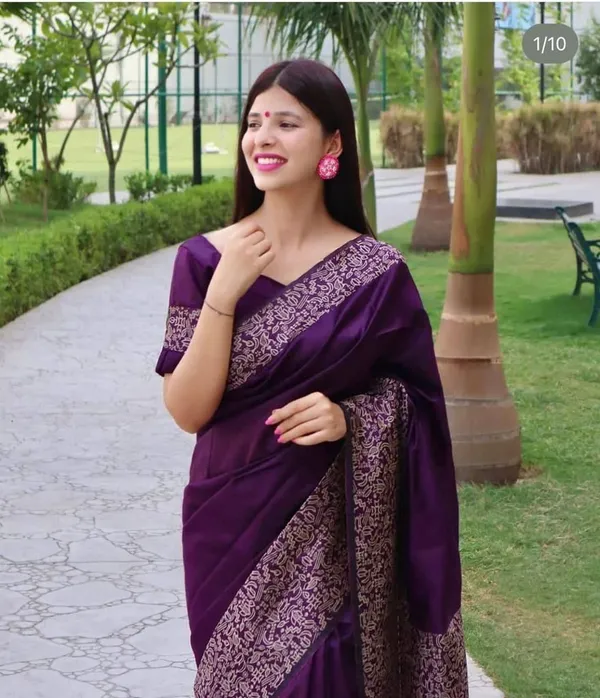 Marziyaa_Self_Design_Banarasi_Jacquard_Saree_(Purple)