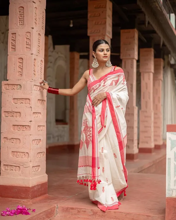 Marziyaa_Printed_Tant_Chanderi_Brocade_Saree_(White)
