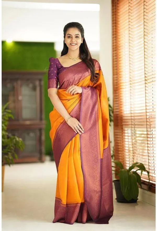 Marziyaa_Self_Design_Banarasi_Jacquard_Saree_(Yellow)