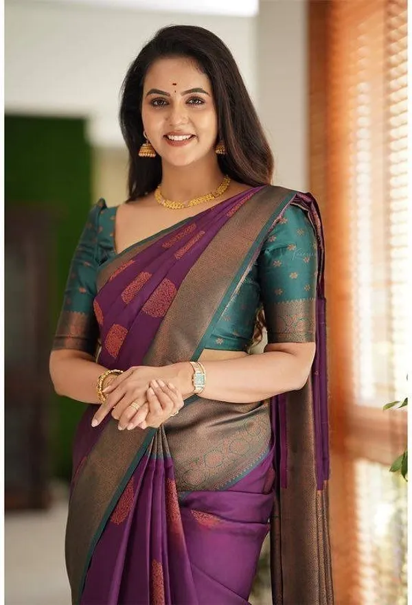 Marziyaa_Self_Design_Banarasi_Jacquard_Saree_(Purple)