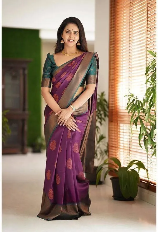 Marziyaa_Self_Design_Banarasi_Jacquard_Saree_(Purple)