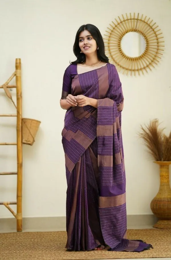 Marziyaa_Self_Design_Banarasi_Jacquard_Saree_(Purple)