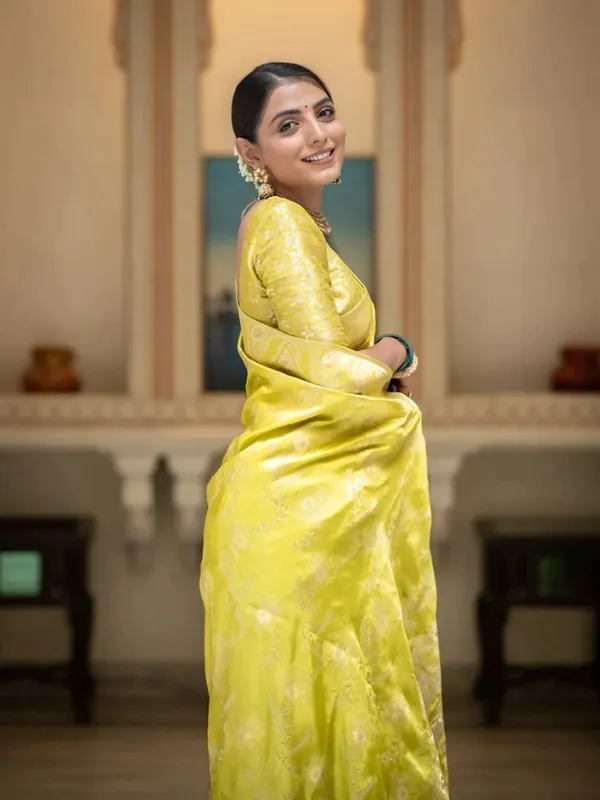 Marziyaa_Self_Design_Banarasi_Jacquard_Saree_(Green)