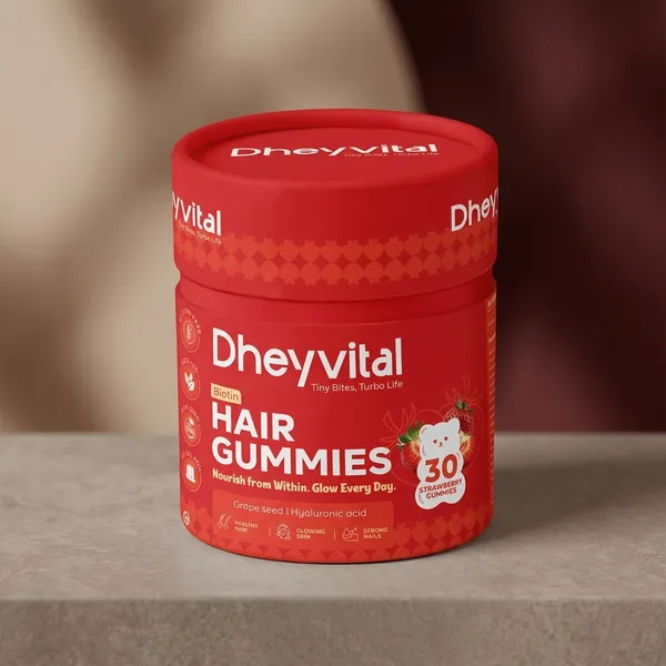 Dheyvital_Biotin_Hair_Gummies_For_Hair_Growth,_Strong_Nails_And_Glowing_Skin_30_Tablets