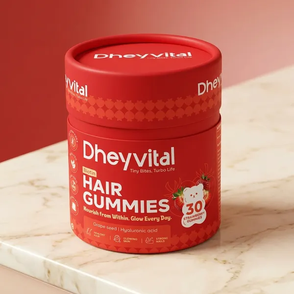 Dheyvital_Biotin_Hair_Gummies_For_Hair_Growth,_Strong_Nails_And_Glowing_Skin_30_Tablets