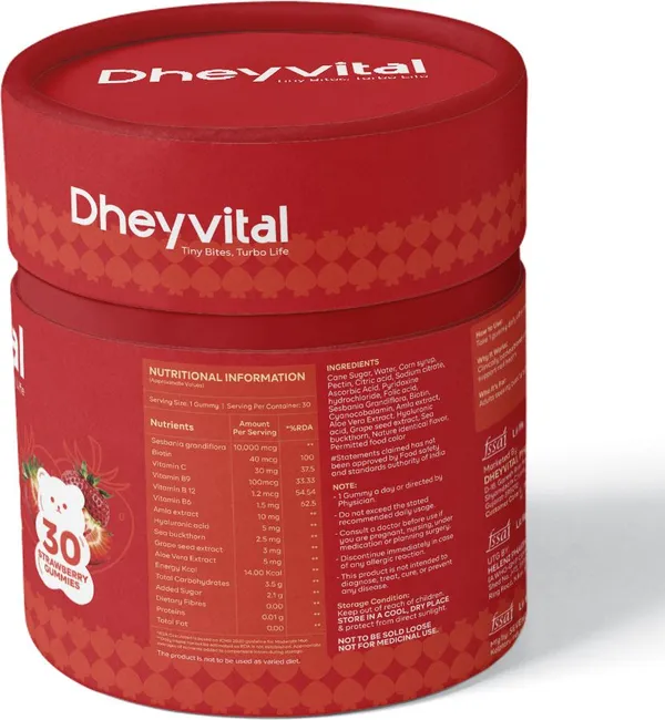 Dheyvital_Hair_Gummies_With_Biotin_Zinc_And_Folic_Acid,_Vitamins_A-E,_C_And_D_Veg_30_Gummies