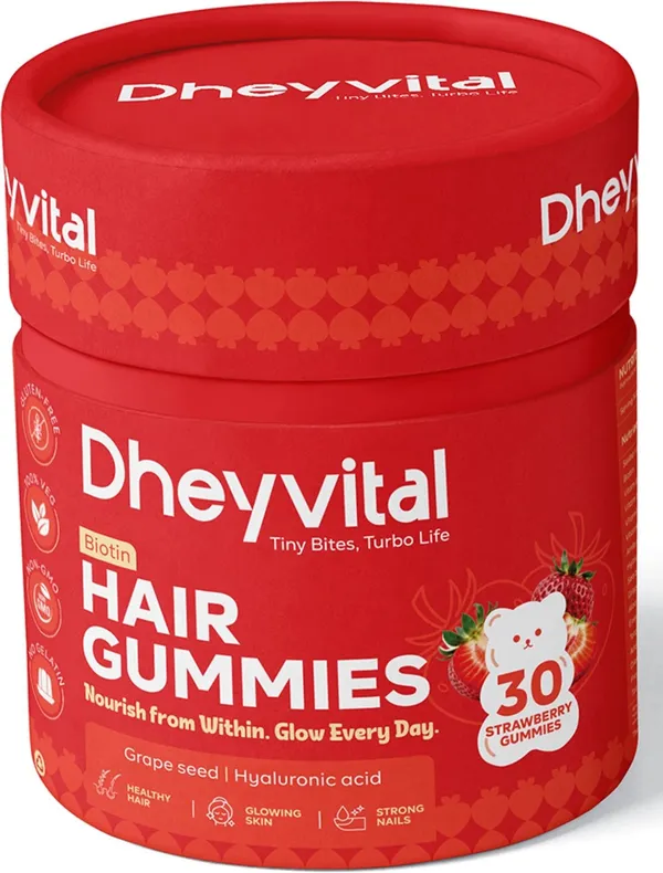 Dheyvital_Biotin_Gummies_For_Hair_Growth_10000_Mcg_Hair_Skin_Nails_Support_30_Tablets