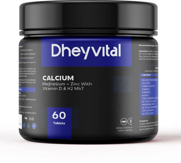 Dheyvital_Calcium_Tablets_With_D3,_K2_Mk7,_Magnesium_And_Zinc,_Bones_Support_60_Tablets