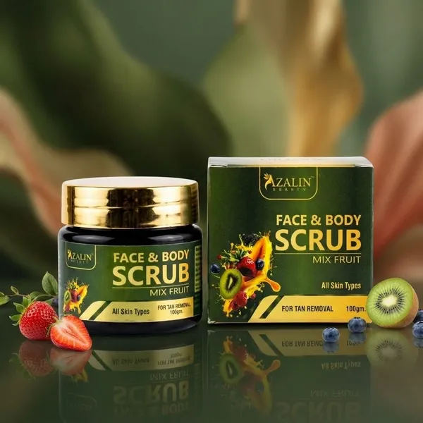 Azalin_Walnut_&_Fruit_Extract_Vitamin_E_Face_Scrub_100_Gm_-_Pack_of_2