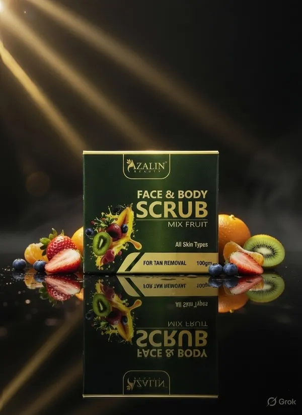 Azalin_Walnut_&_Fruit_Extract_Vitamin_E_Face_Scrub_100_Gm_-_Pack_of_2