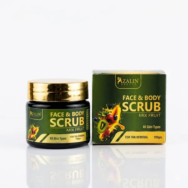 Azalin_Walnut_&_Fruit_Extract_Vitamin_E_Face_Scrub_100_Gm_-_Pack_of_2