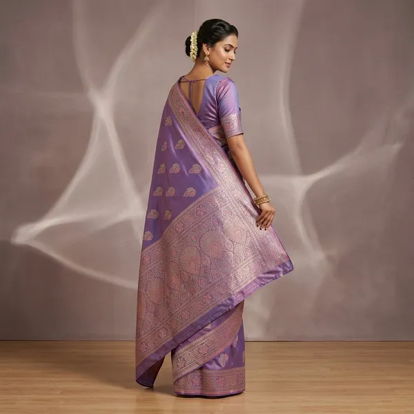 Purple_Satin_Silk_Paisley_Woven_Saree_For_Women