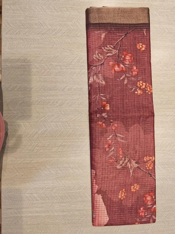 Brown_Kashmiri_Silk_Floral_Print_Saree_For_Women