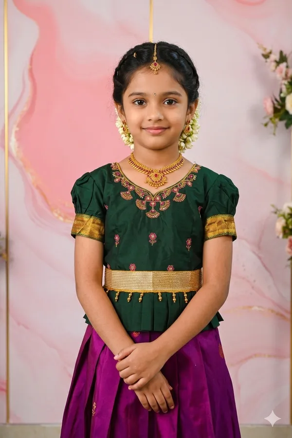 Pink_Lichi_Silk_Flared_Traditional_Lehenga_Choli_For_Girls