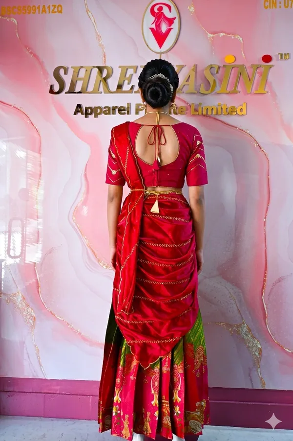 Red_Lichi_Silk_Zari_Motif_Lehenga_Choli_For_Girls