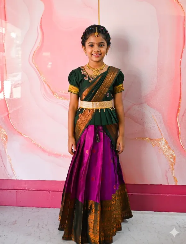 Pink_Lichi_Silk_Flared_Traditional_Lehenga_Choli_For_Girls
