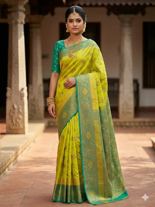 Light_Green_Kanjivaram_Silk_Zari_Woven_Saree_For_Women