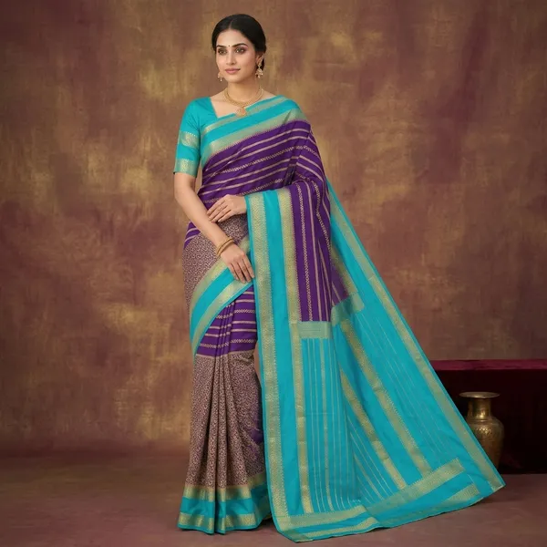 Blue_Art_Silk_Zari_Border_Woven_Saree_For_Women