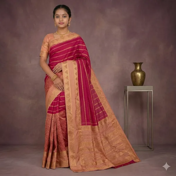 Red_Banarasi_Satin_Silk_Zari_Woven_Saree_For_Women