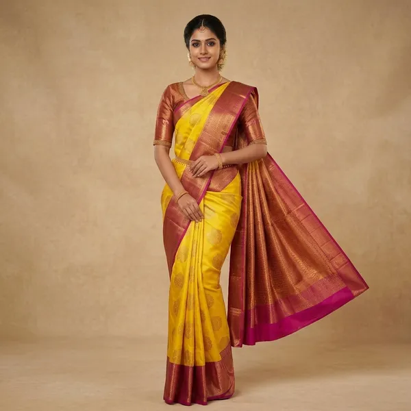 Gold_Pink_Kanjivaram_Silk_Zari_Woven_Saree_For_Women