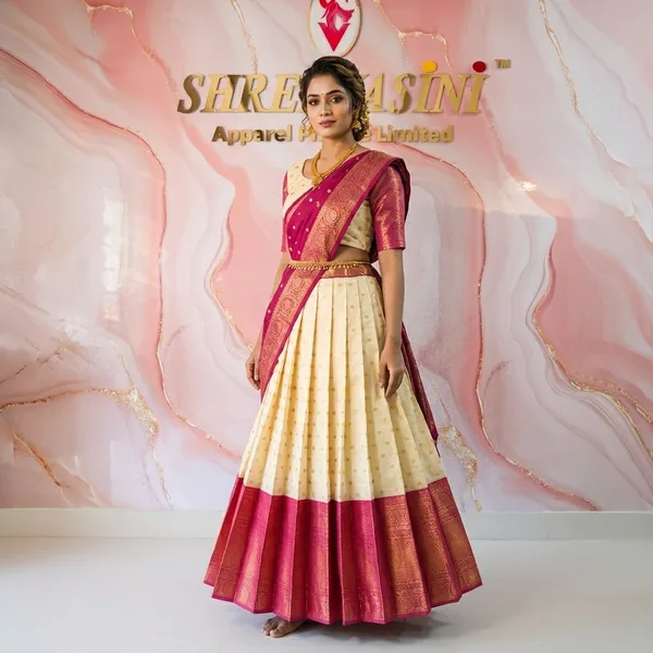 Maroon_White_Lichi_Silk_Zari_Brocade_Lehenga_Choli_For_Girls