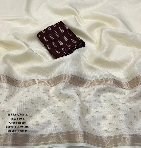 Black_Kota_Zari_Woven_Ajrakh_Style_Saree_For_Women