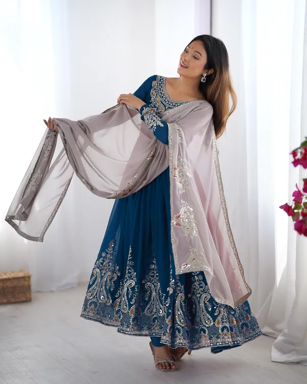 Blue_Georgette_Embroidery_Sequence_Full_Sleeve_Anarkali_Suit_For_Women