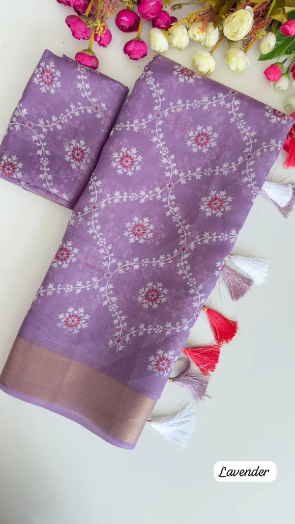 Purple_Shimmer_Kota_Slub_Bandhani_Print_Gold_Border_Saree_For_Women