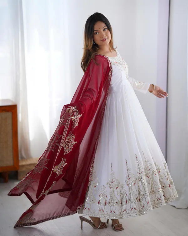 Red_White_Georgette_Embroidered_Anarkali_Suit_For_Women