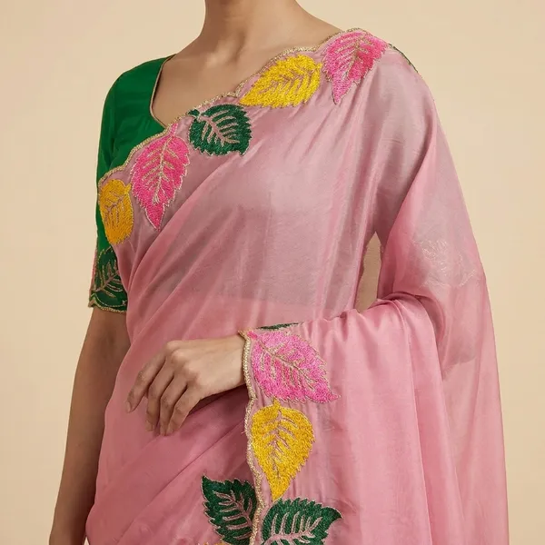 Pink_Green_Rangoli_Silk_Zari_Embroidered_Cutwork_Saree_For_Women