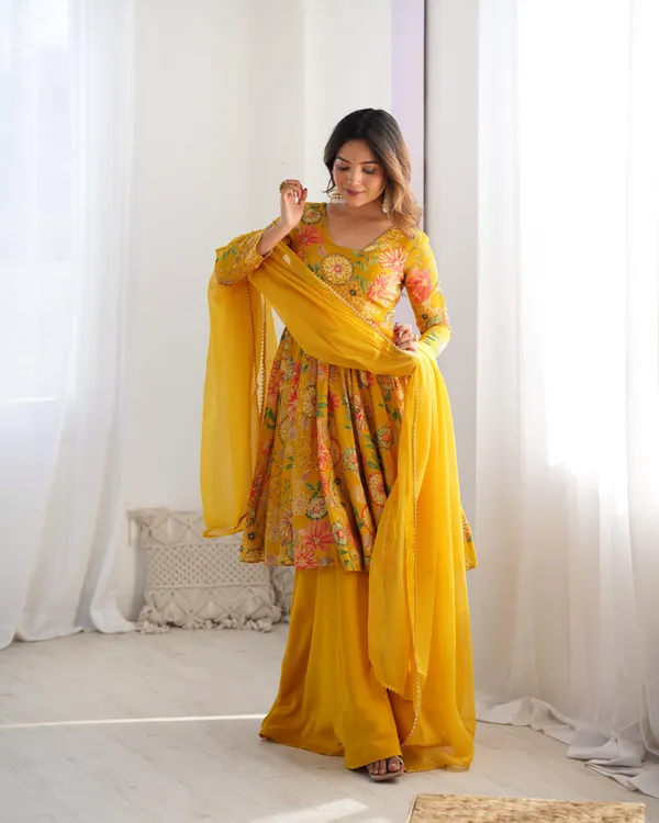 Riyvaa_Roman_Silk_Chanderi_Kediya_Kurta_Set_with_Palazzo_&_Organza_Dupatta