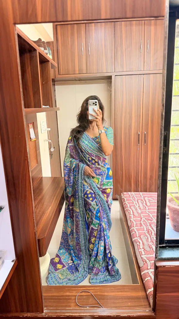 Riyvaa_Morni_Premium_Silk_Mirror_Work_Ready-to-Wear_Saree