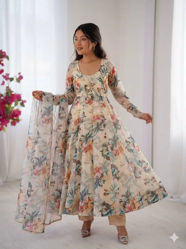 Riyvaa_Organza_Silk_Anarkali_Gown_Set_With_Dupatta_And_Pant