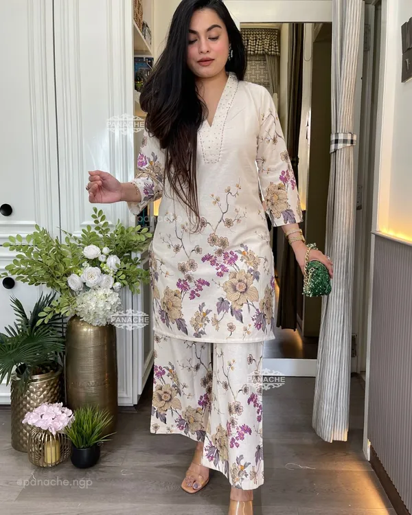 Riyvaa_Pure_Lilan_Cotton_Handwork_Co-Ord_Set_with_Bracelet