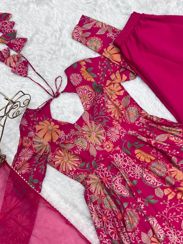 Riyvaa_Roman_Silk_Chanderi_Kediya_Kurta_Set_with_Palazzo_&_Organza_Dupatta