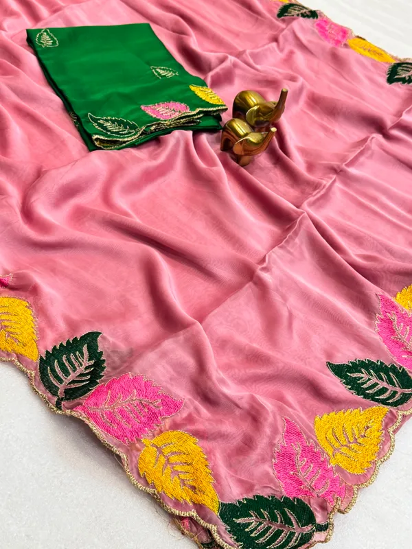 Pink_Green_Rangoli_Silk_Zari_Embroidered_Cutwork_Saree_For_Women