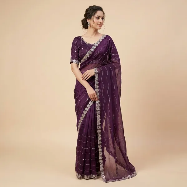 Lavender_Burberry_Silk_Embroidered_Mirror_Work_Saree_For_Women