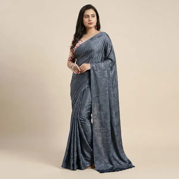 Blue_Turkey_Silk_Woven_Butterfly_Saree_For_Women