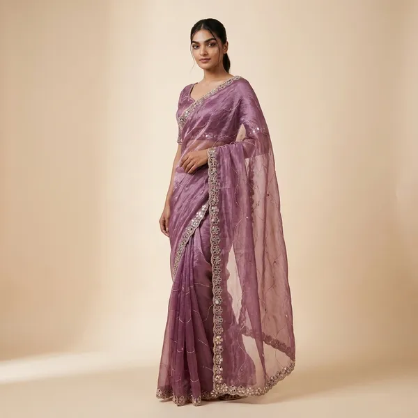 Pink_Burberry_Silk_Embroidered_Mirror_Work_Saree_For_Women