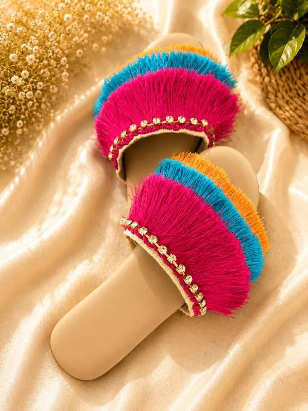 Women’s_Fringed_Embellished_Open_Toe_Slides