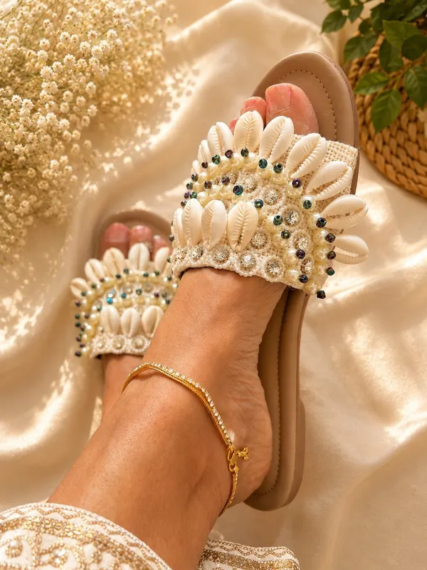 Women’s_Pearl_&_Cowrie_Shell_Embellished_Open_Toe_Slides