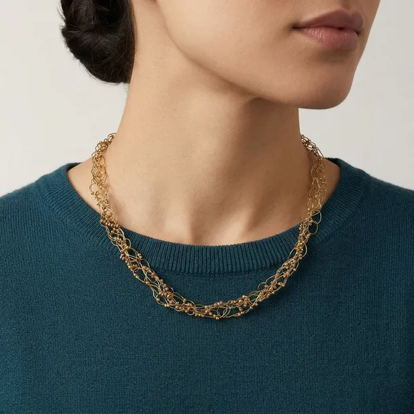 Golden_Alloy_Crochet_Wire_Seed_Bead_Necklace_For_Women