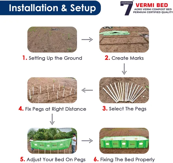 450Gsm_Vermicompost_Maker_Bed(12_X_4_X_2_Ft)-100%Virgin_Polyethylene_Fabric_Grow_Bag