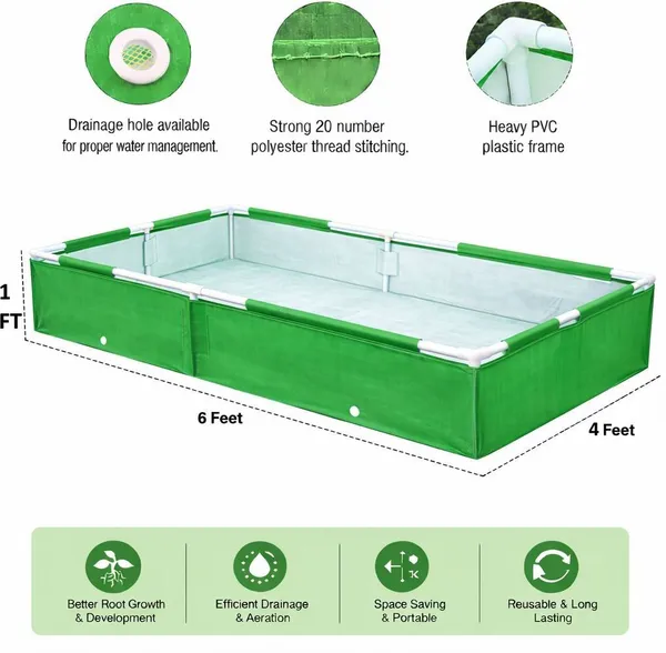 Rectangle_Growbag_(6x4x1_ft)_With_Pvc_Frame,_Vegetable_Growing_Outdoor_Home_Gardening,_Grow_Bag