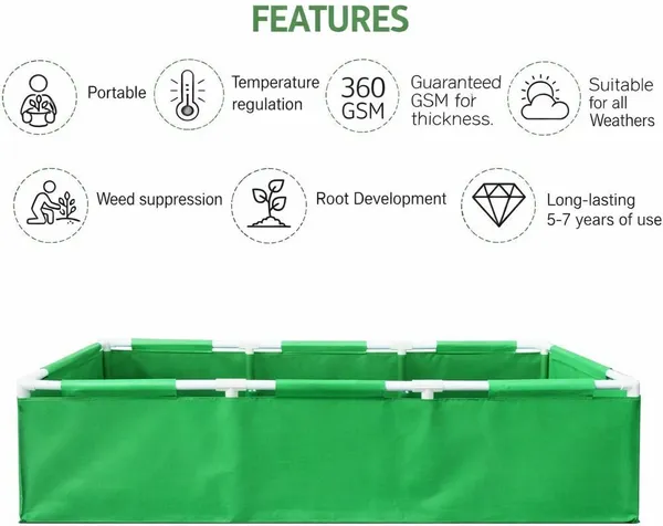 Green_Rectangle_Growbag_(4x2x1_ft)_Pvc_Frame_Vegetable_Growing_Outdoor_Home_Gardening