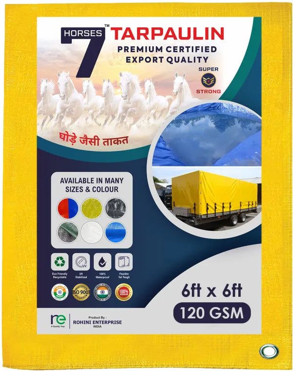 Tarpaulin_Sheet_Waterproof_6X6_Ft._(120_Gsm)-Polyethylene_Tarp_With_Eyelet_Tent_-_For_Multipurpose_Uv_Treated_Tirpal_Tadpatri_Cover_For_Truck,_Roof,_Rain_Or_Sun_(Yellow)