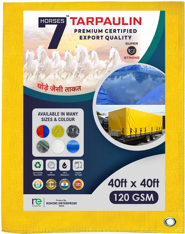 Tarpaulin_Sheet_Waterproof_40X40_Ft_(120_Gsm)-Polyethylene_Tarp_With_Eyelet_Tent_-_For_Multipurpose_Uv_Treated_Tirpal_Tadpatri_Cover_For_Truck,_Roof,_Rain_Or_Sun_(Yellow)