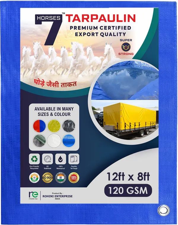 Tarpaulin_Sheet_Waterproof_12X8_Ft_(120_Gsm)-_Polyethylene_Tarp_With_Eyelet_Tent_-_For_Multipurpose_Uv_Treated_Tirpal_Tadpatri_Cover_For_Truck,_Roof,_Rain_Or_Sun_(Blue)